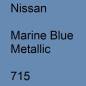 Preview: Nissan, Marine Blue Metallic, 715.